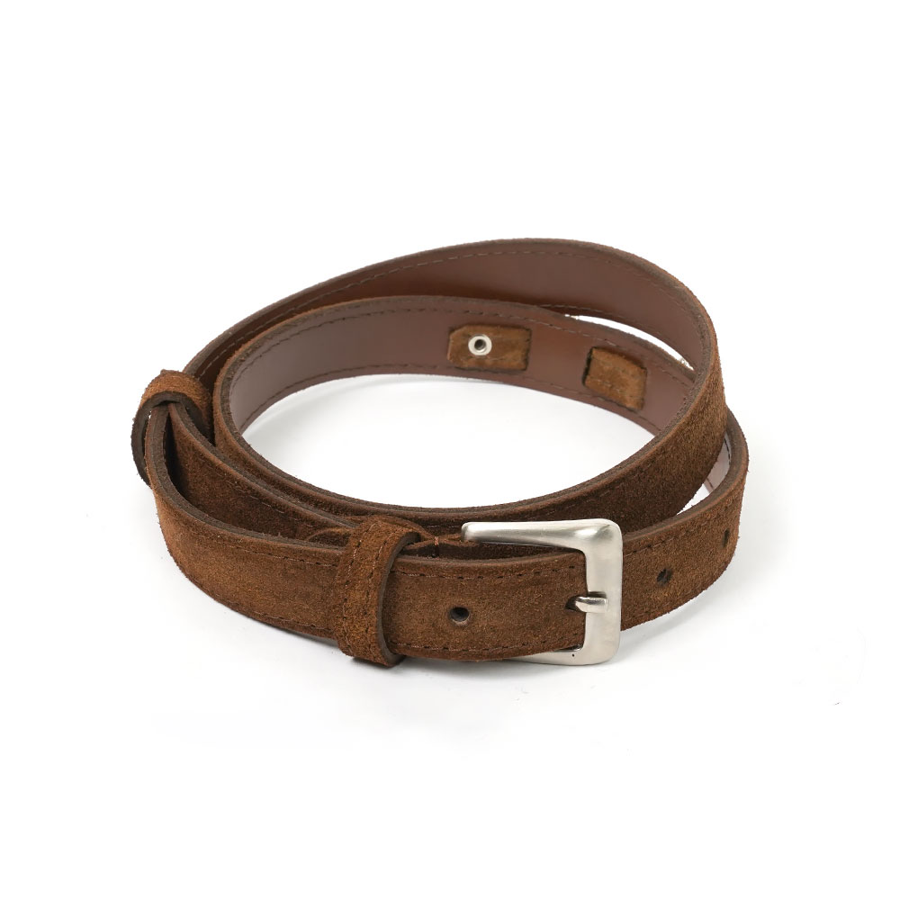 SEA ANEMONES BELT BROWN SUEDE