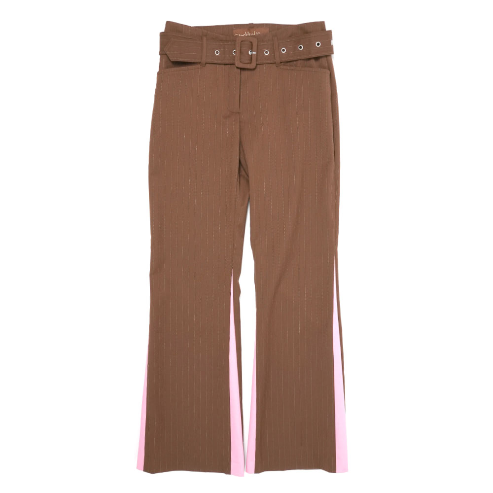 INDIE TROUSERS BROWN PINSTRIPE