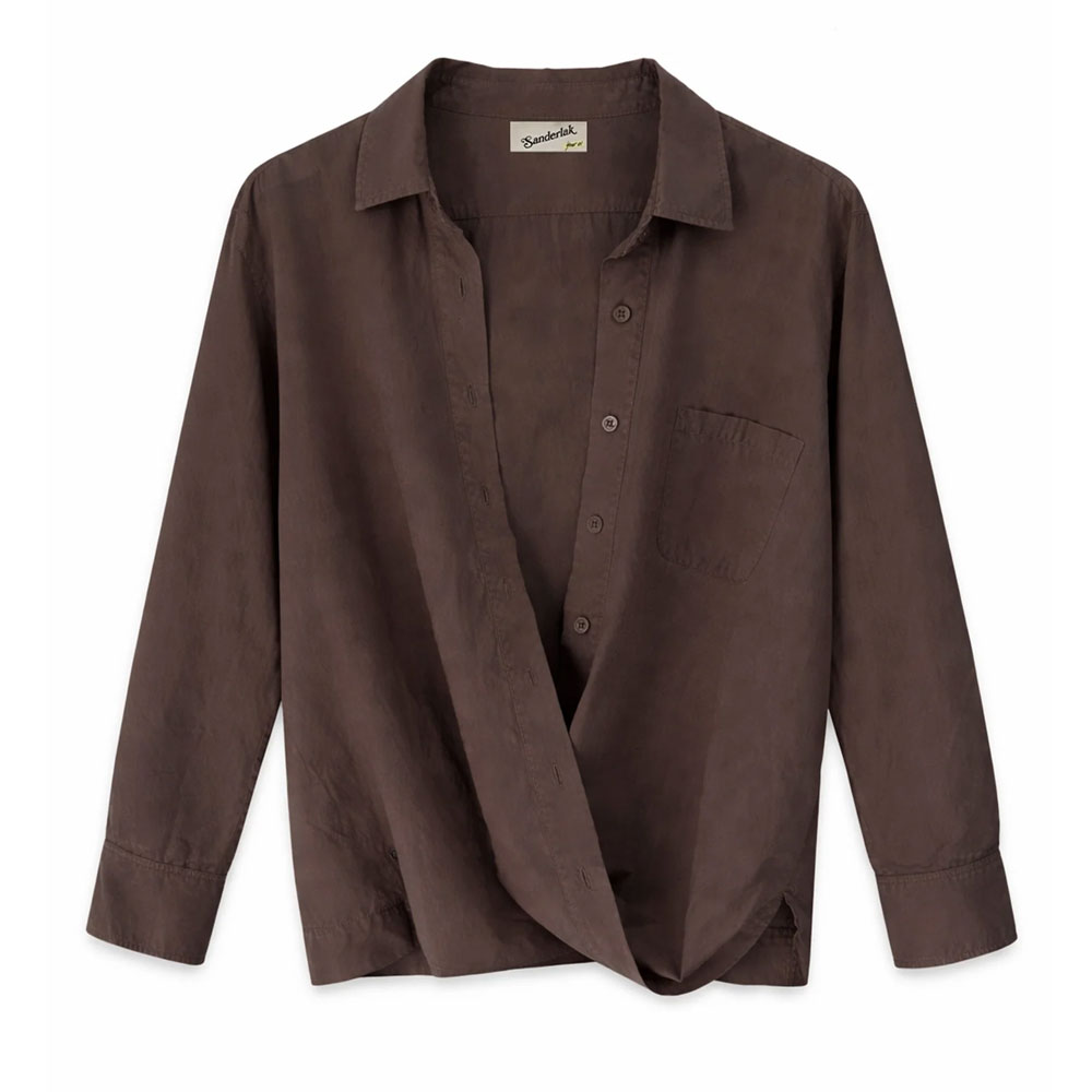 TWIST SHIRT PURE CHOCOLATE