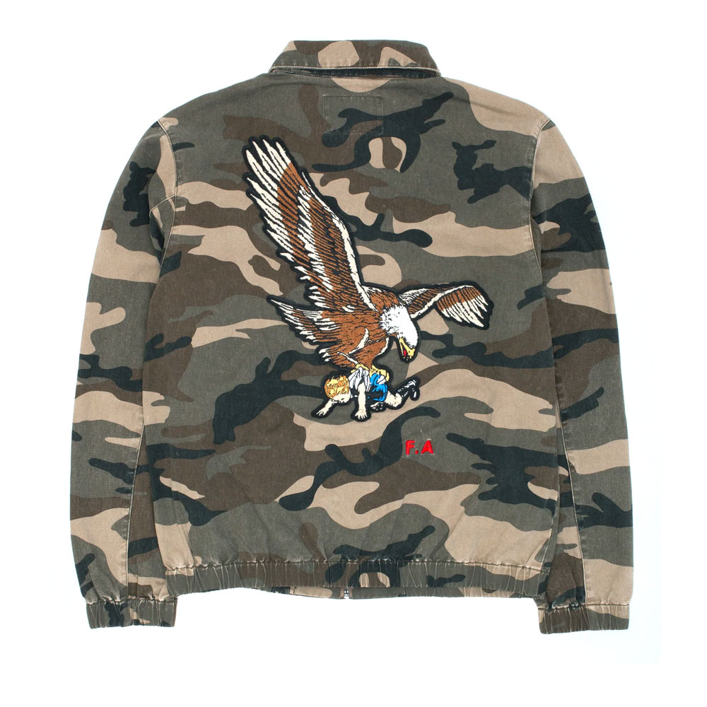 WASHED HARRINGTON CAMO