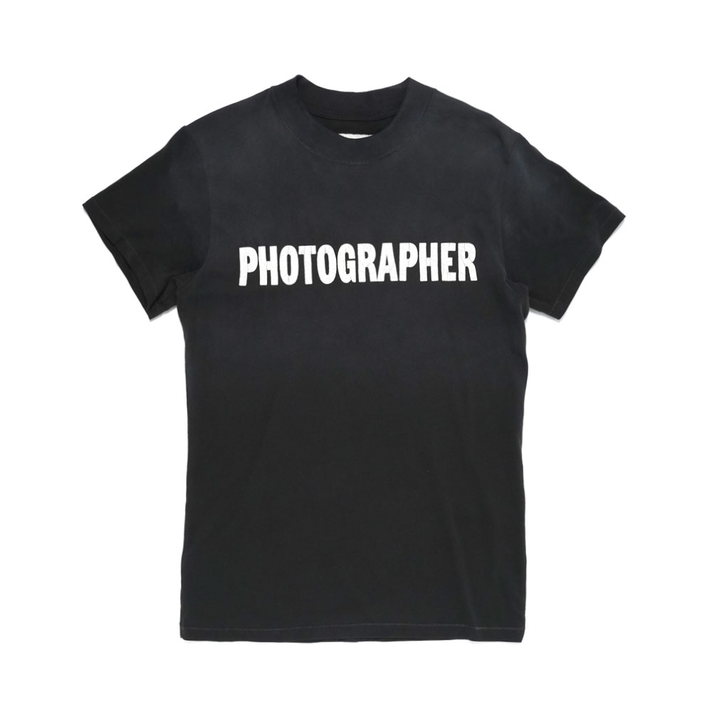 PHOTOGRAPHER T-SHIRT BLACK