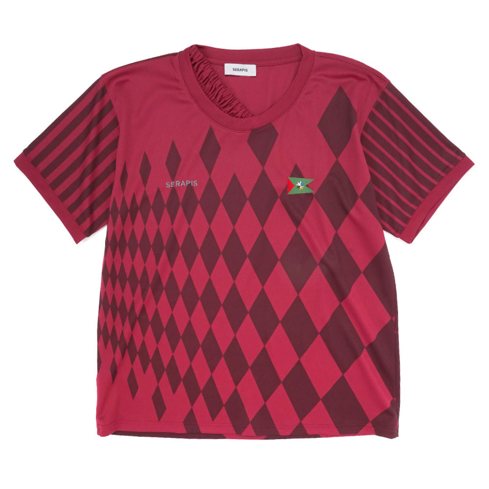 WAISTBAND BURGUNDY SHORT SLEEVE TOP BURGUNDY