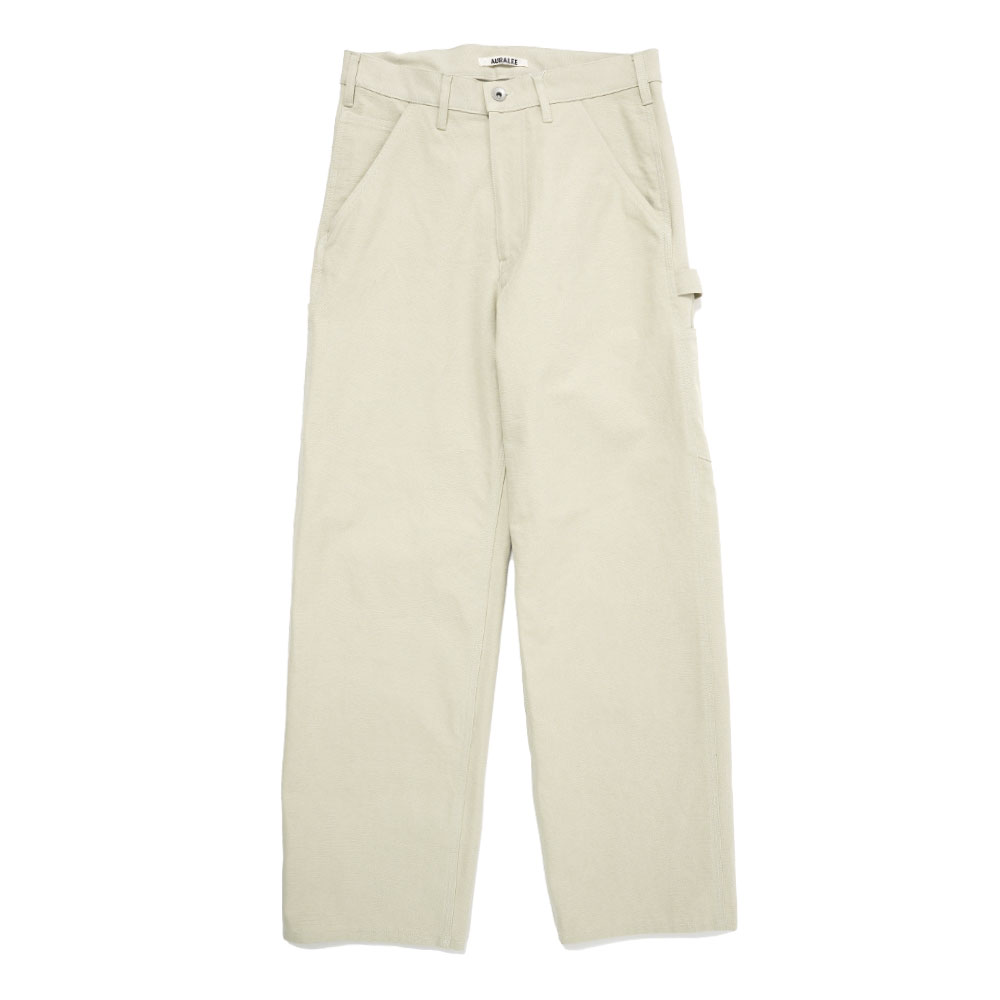 WASHED HEAVY CANVAS PANTS IVORY