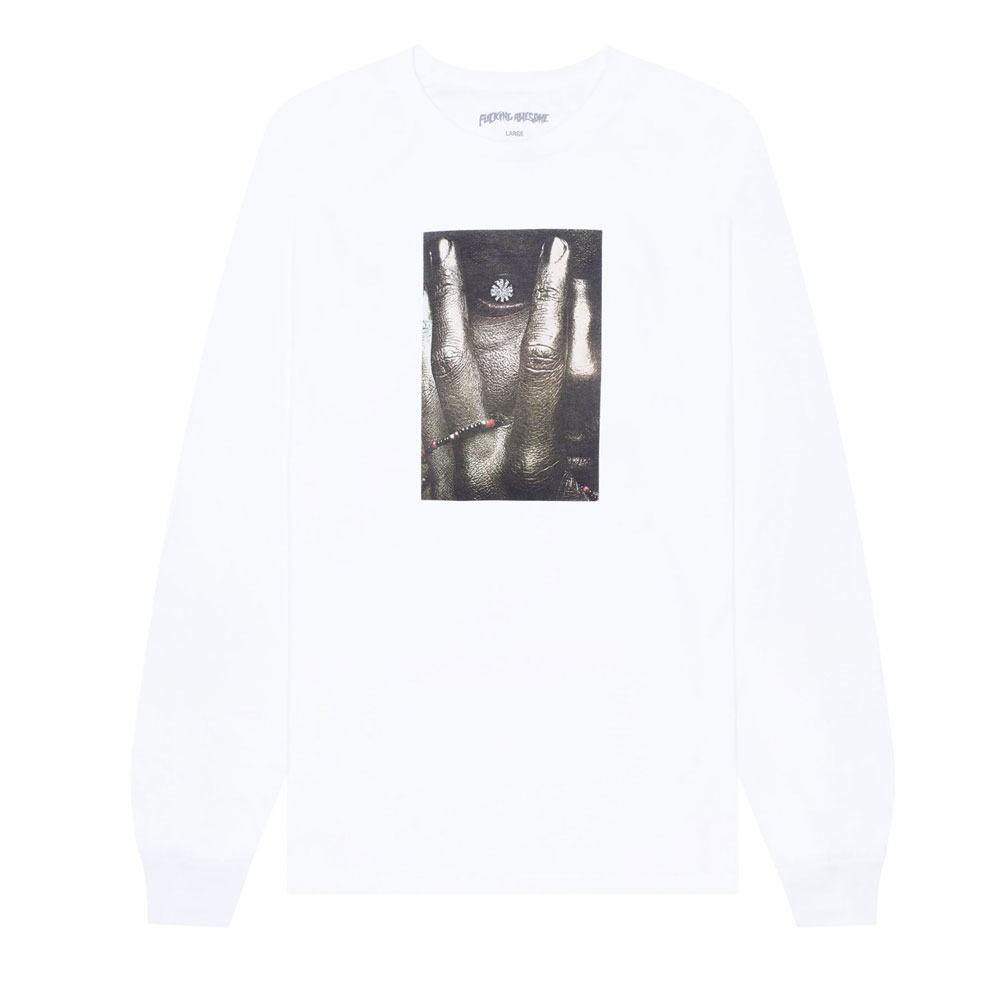 I SEE YOU L/S TEE WHITE