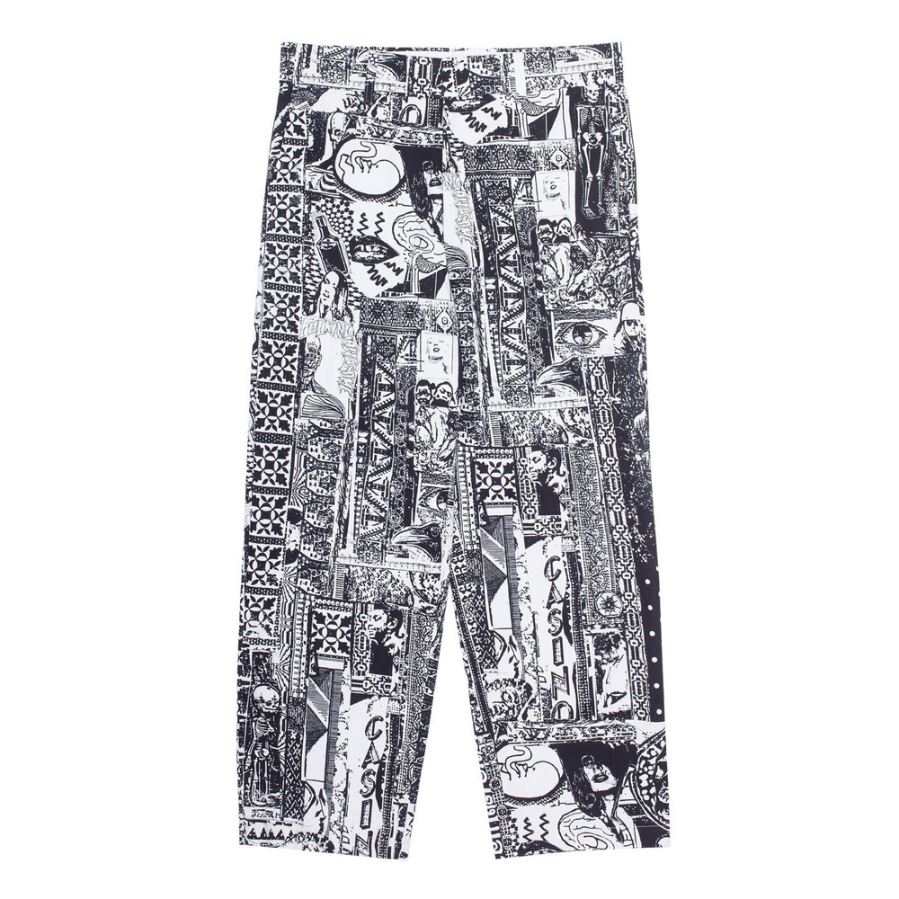 ACUPUNCTURE WORK PANT BLACK/WHITE