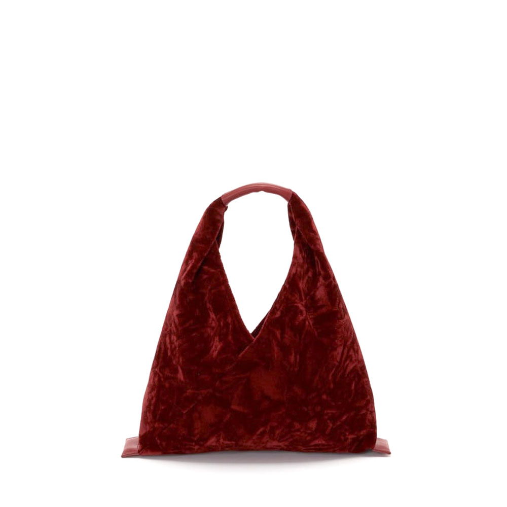 VELVET AZUMA BAG SMALL zw-b-abs WINE RED
