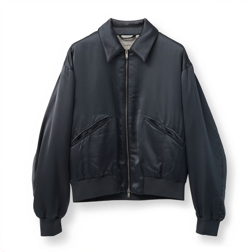 ACES SATIN CLUB JACKET GRAY