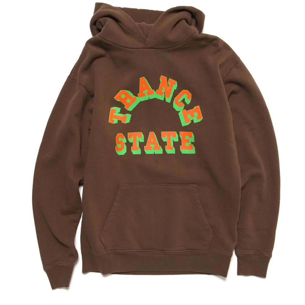 A POSITIVE MESSAGE by P.A.M. + Cali Thornhill DeWitt TRANCE STATE HOODED SWEAT TOASTED RYE