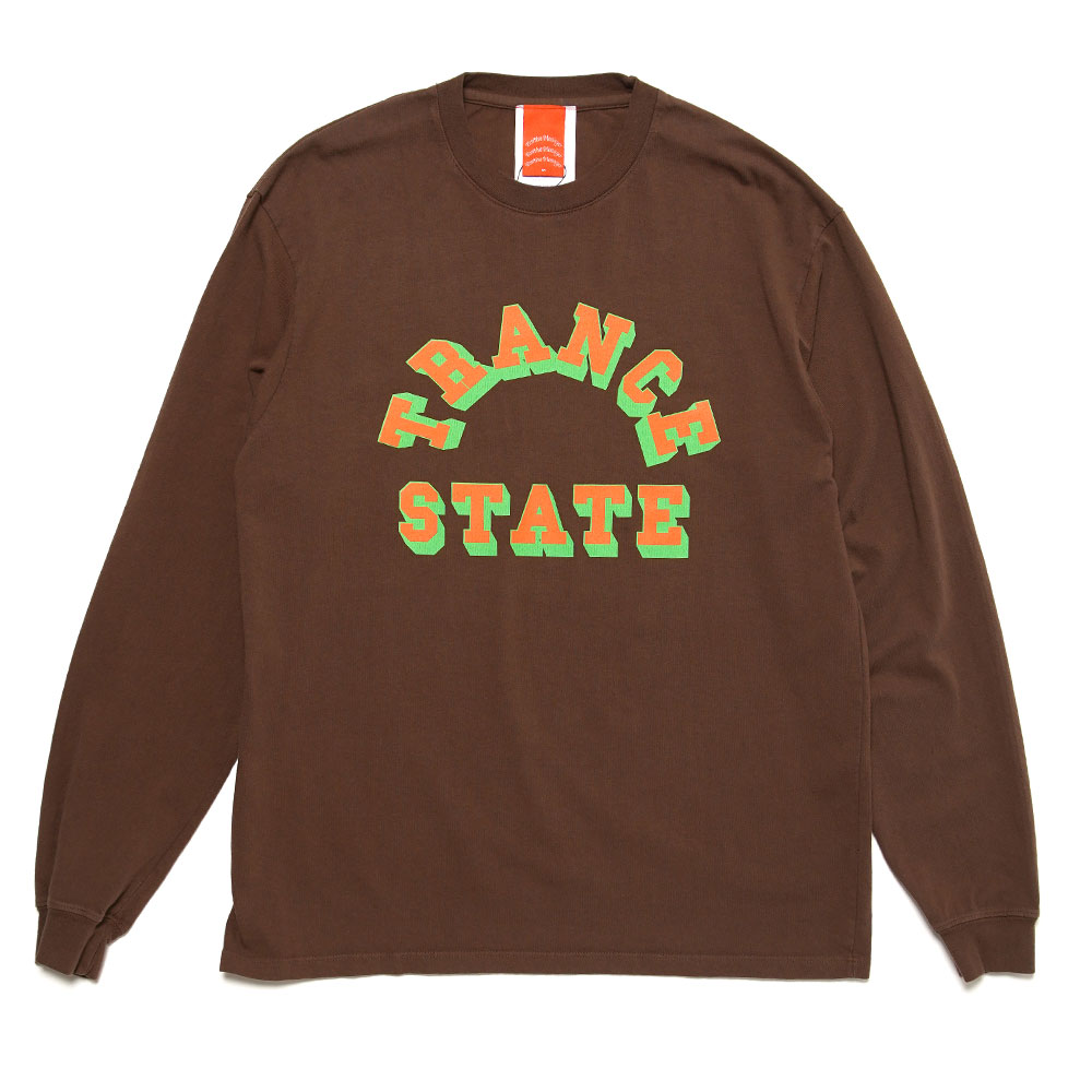 A POSITIVE MESSAGE by P.A.M. + Cali Thornhill DeWitt TRANCE STATE LS TEE TOASTED RYE