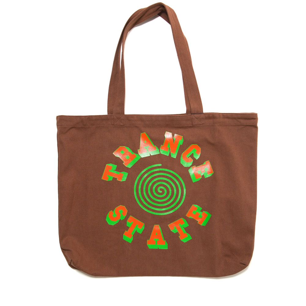 A POSITIVE MESSAGE by P.A.M. + Cali Thornhill DeWitt IS A STATE OF MIND TOTE TOASTED RYE