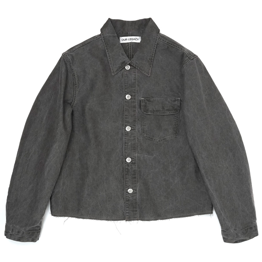 ジャケット・アウター OUR LEGACY CUT REBIRTH JACKET 48 OUR LEGACY - CUT REBIRTH JACKET Choco Overdye | River