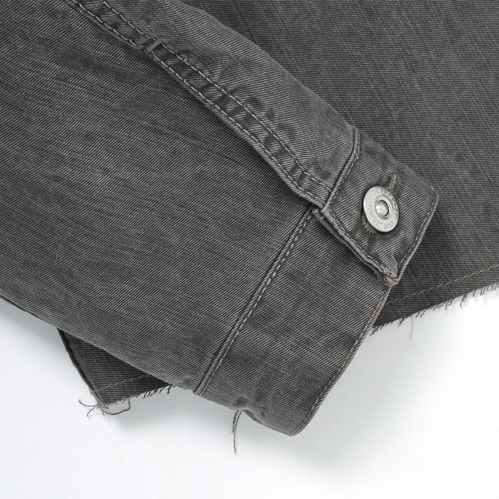 JKPT STORE / CUT REBIRTH JACKET OLIVE PIGMENT COATED WEAVE _