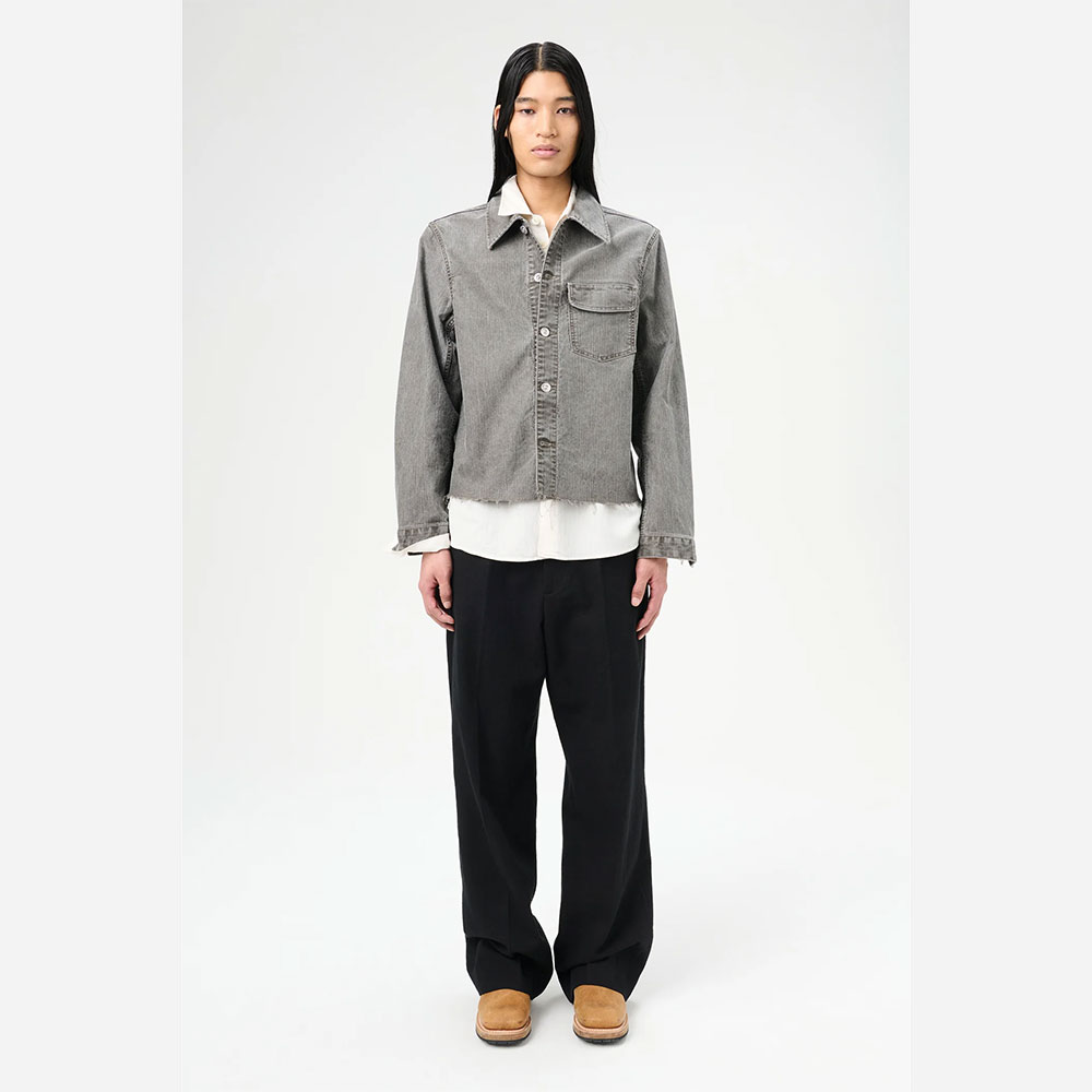 JKPT STORE / CUT REBIRTH JACKET OLIVE PIGMENT COATED WEAVE _