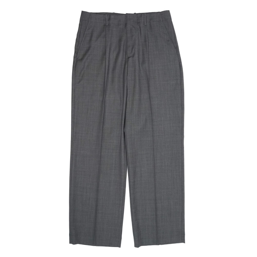 BORROWED CHINO DARK GREY FLOW WOOL