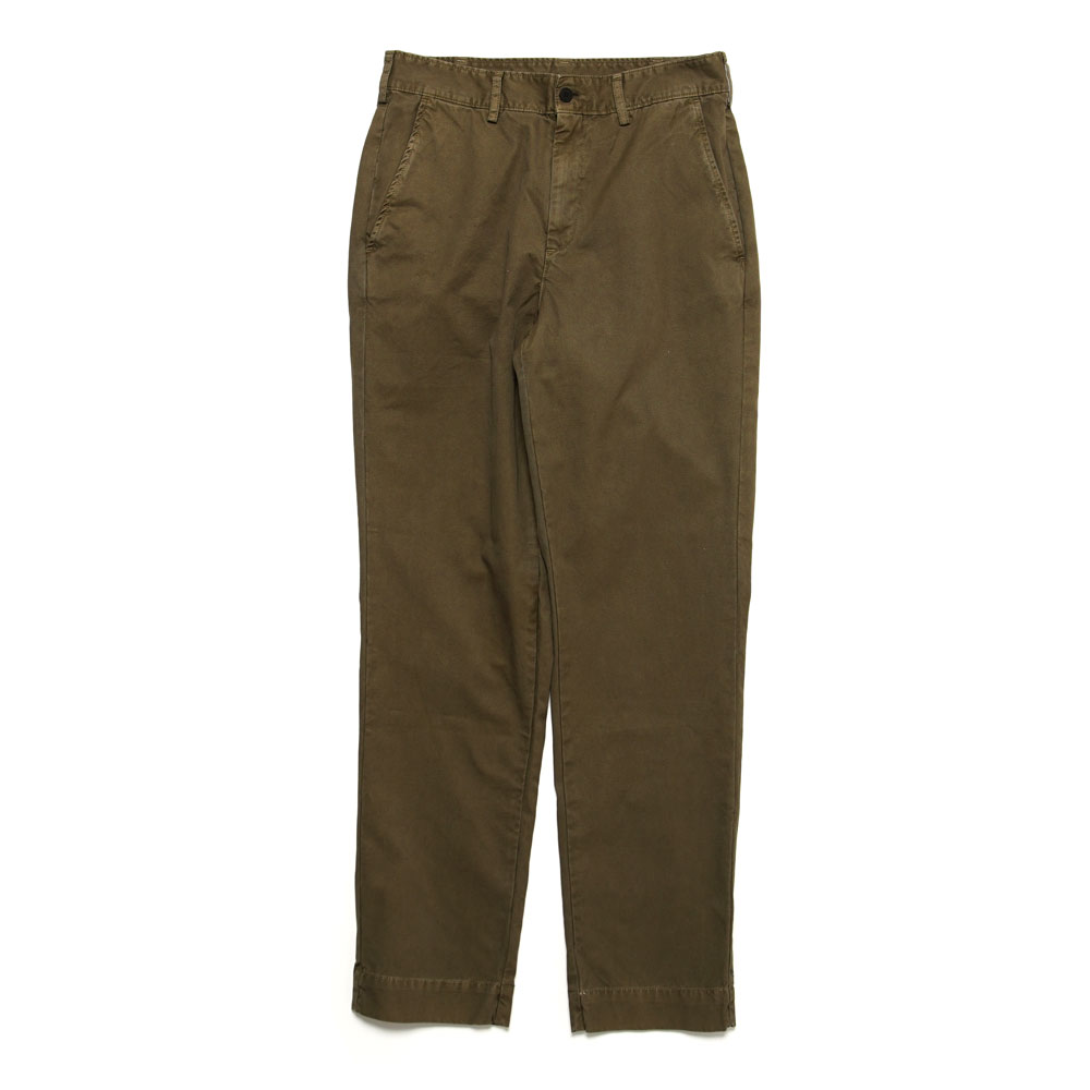 TROUSERS OVERDYED ARMY GREEN