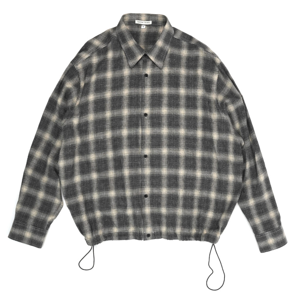 BLOUSON COACHES JACKET OLIVE SMOKE PLAID