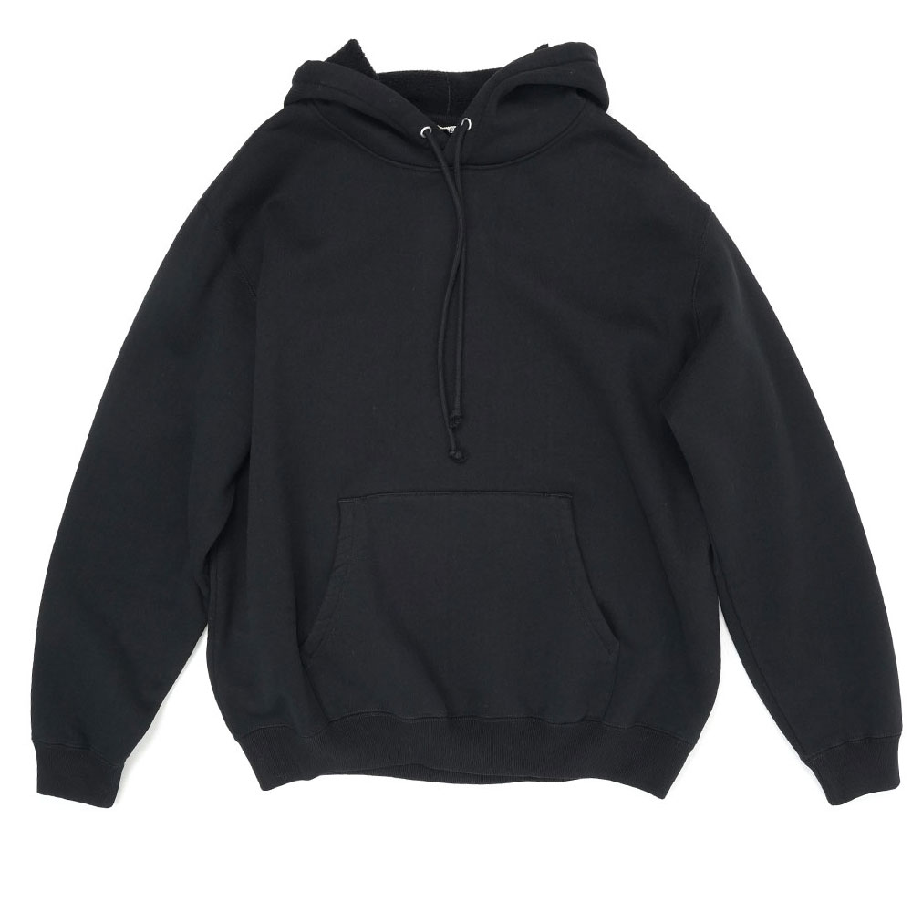 SMOOTH SOFT SWEAT P/O PARKA BLACK A24AP01TU