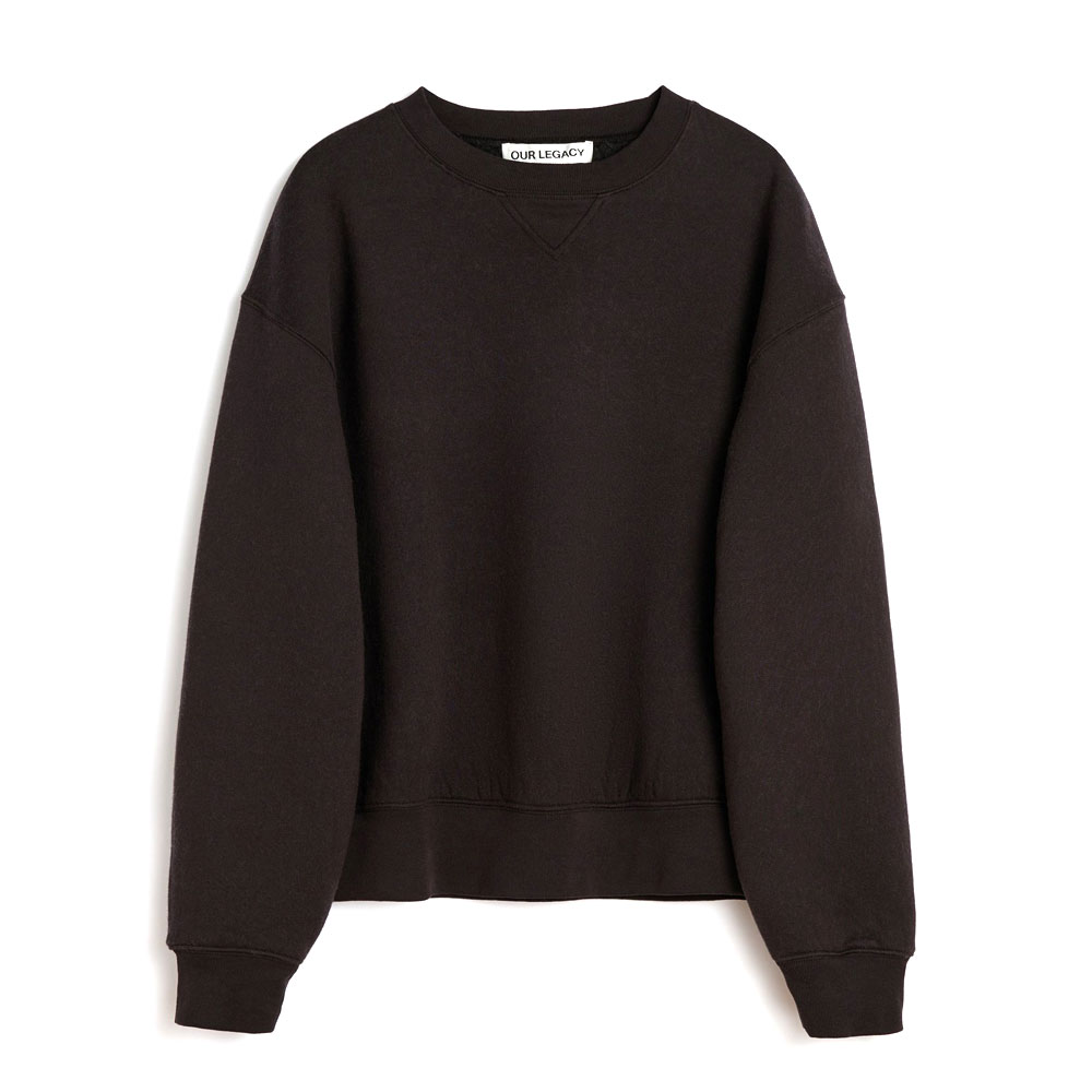 PERFFECT SWEATSHIRT BLACK BEAR WOOLY FLEECE