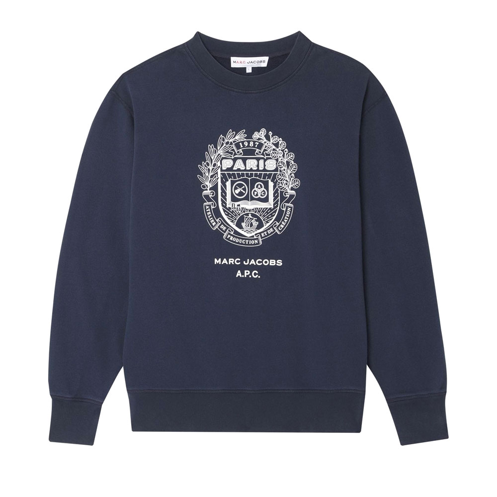 A.P.C. x MARC JACOBS. THE MENS PARIS CREWNECK