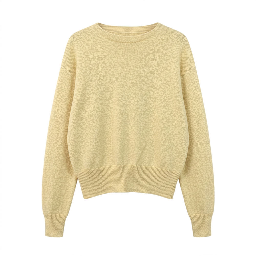 LIGHT CASHMERE KNIT BOAT NECK P/O A26AP02CJ ECRU