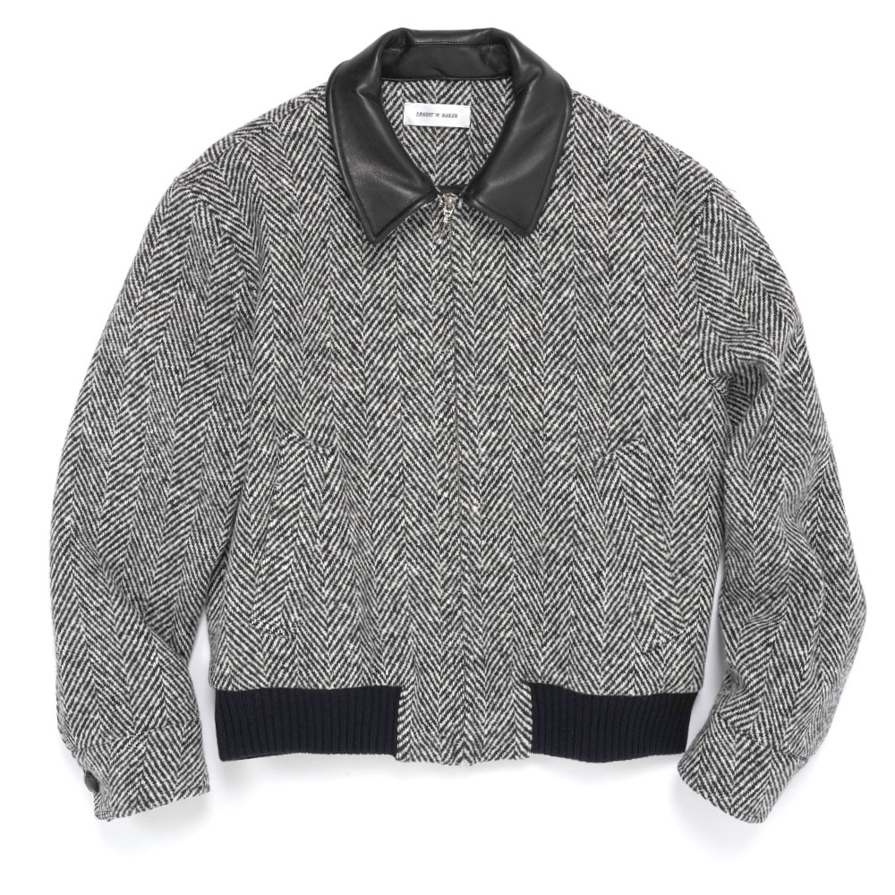HARRINGTON JACKET HERRINGBONE