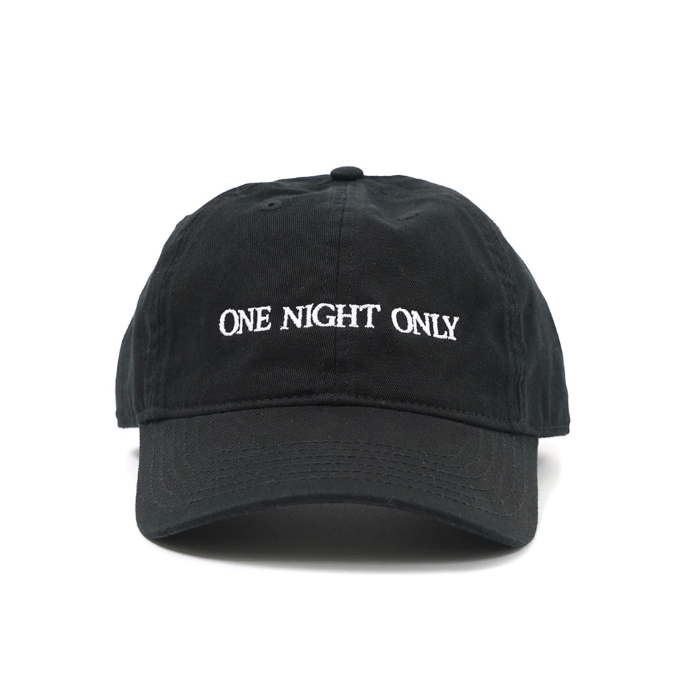 ONE NIGHT ONLY HAT  BLACK