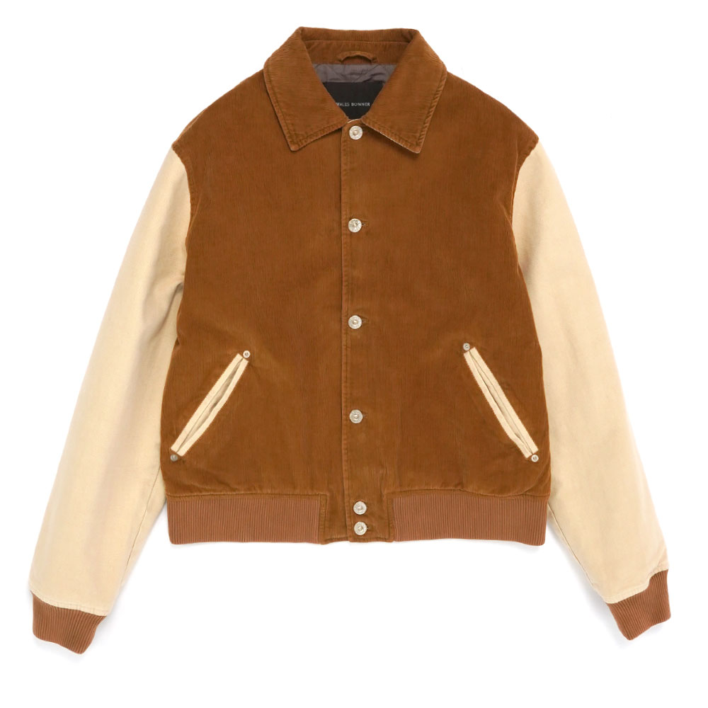 HOMECOMING VARSITY JACKET BROWN/SAND