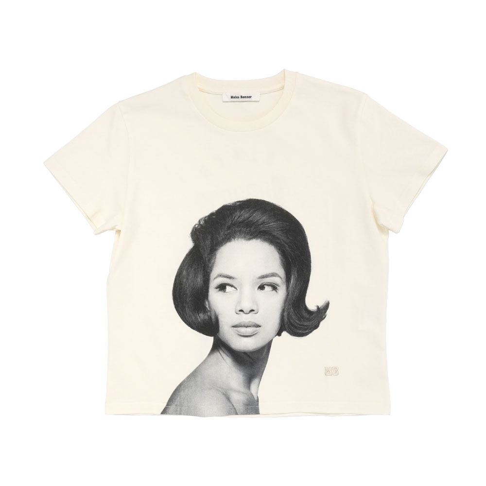 SELAH CROPPED T SHIRT IVORY