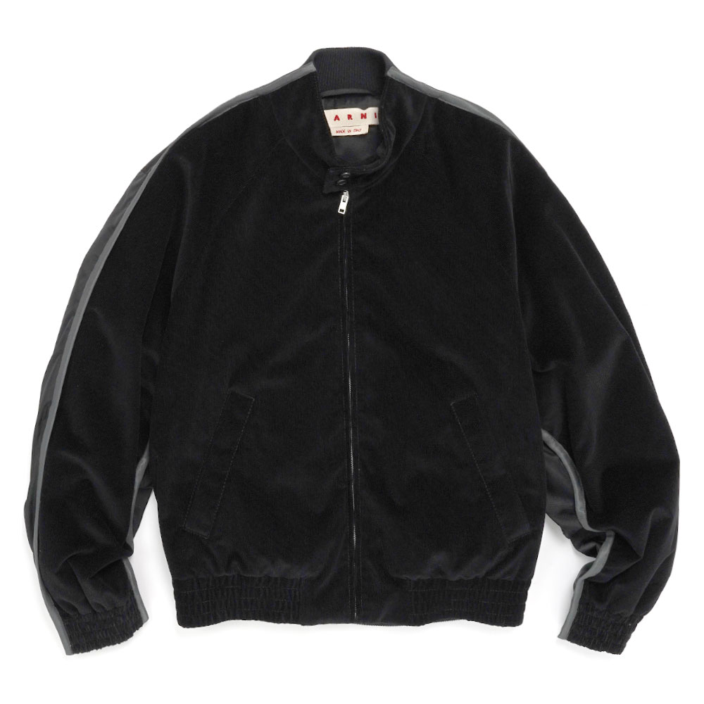 COTTON CORDUROY BLOUSON BLACK