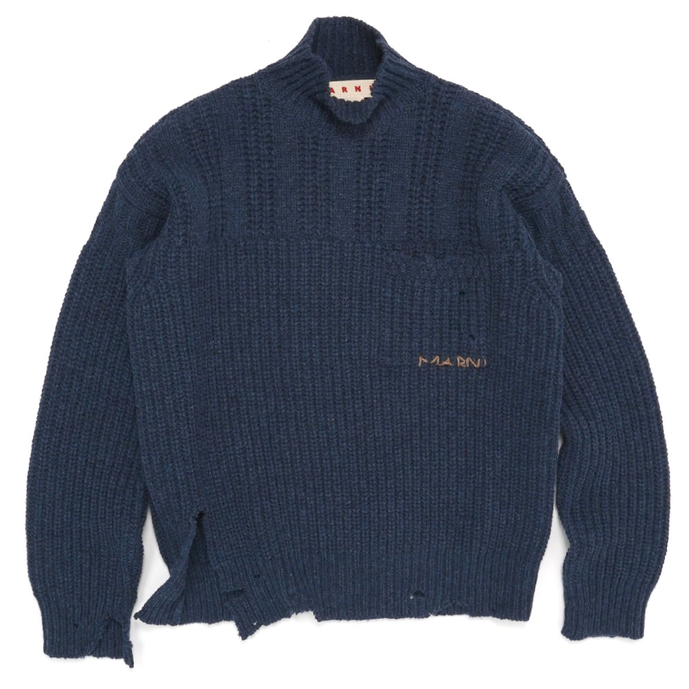 BROKEN FISHERMAN TUTLE NECK DEEP BLUE