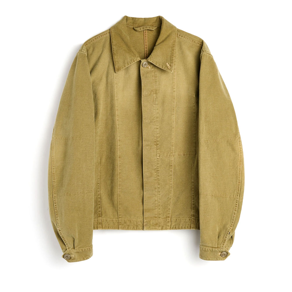 MACHINE JACKET PIGMENT KHAKI KNIFE EDGE TWILL