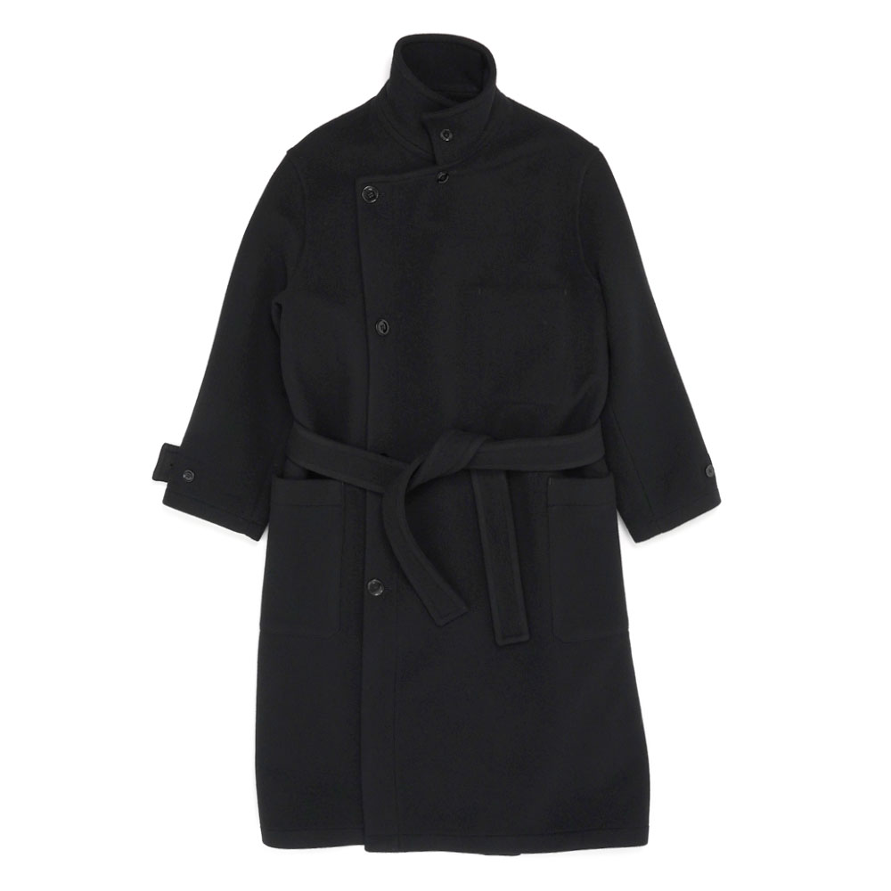 WRAP COAT BLACK