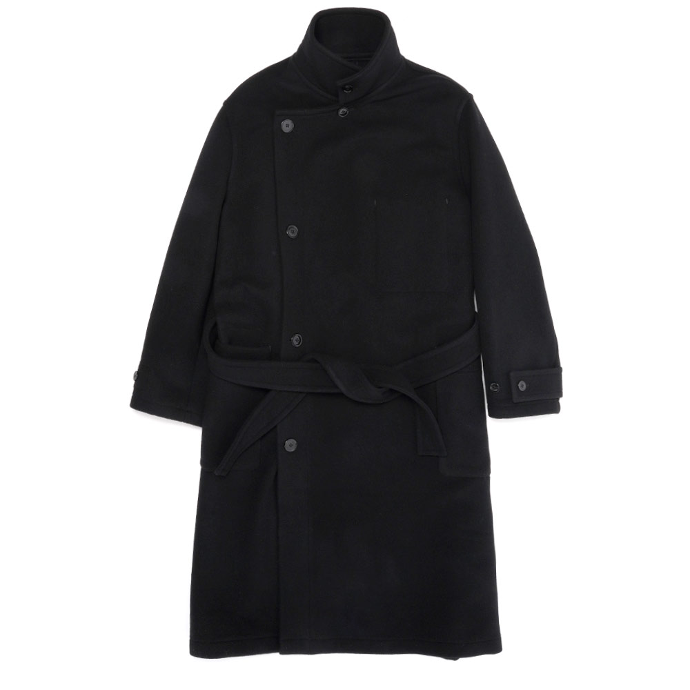 WRAP COAT BLACK