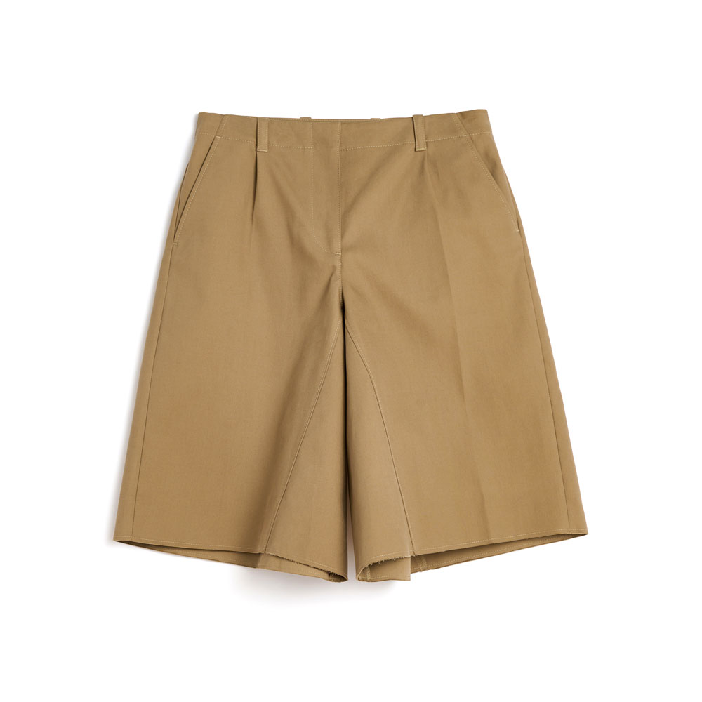 JUMBO SHORTS SLOW KHAKI MACUABLE COTTON