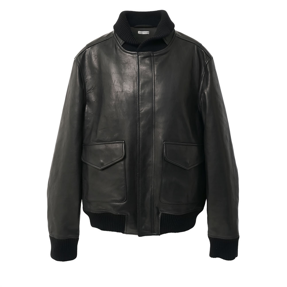MURPHY LEATHER BLOUSON BLACK