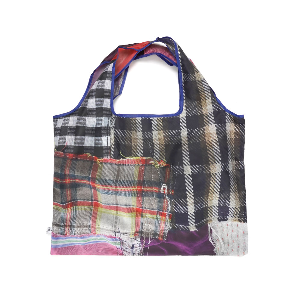 PACKABLE OBJECT BAG Printed patchwork pattern