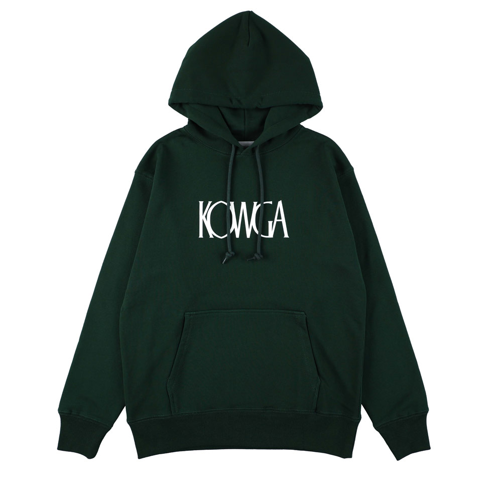 OG LOGO HOODIE MOSS GREEN × WHITE