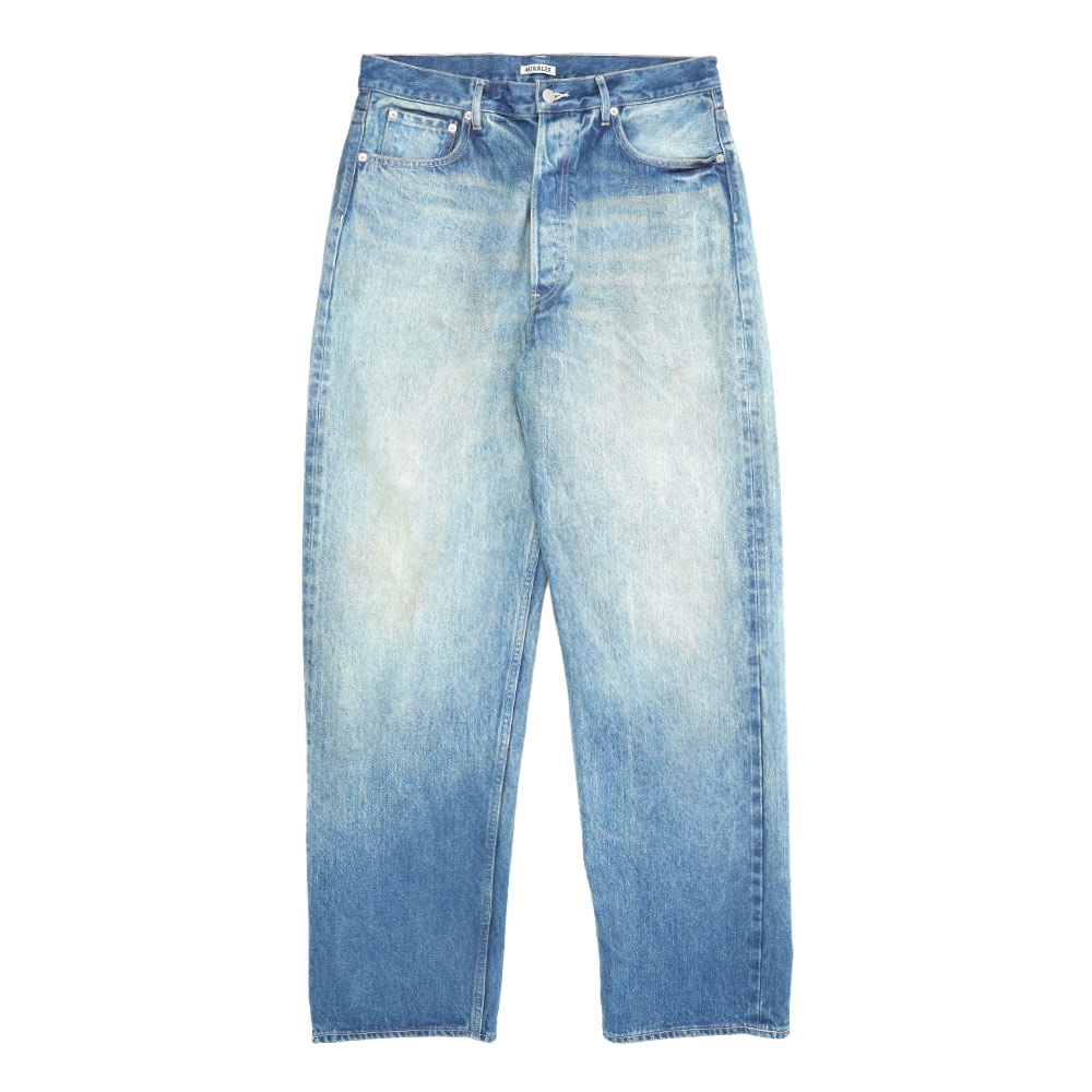 SELVEDGE FADED HEAVY DENIM WIDE PANTS A24AP02DH FADED INDIGO