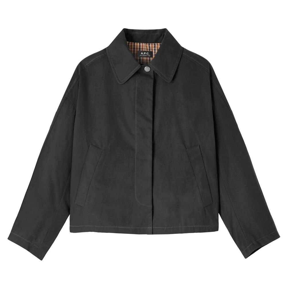 VESTE BECCA-CANEVAS DE COTON CIRE BLACK