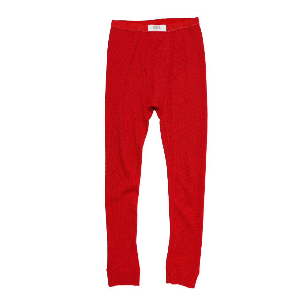 MENS WAFFLE LONG JOHNS KNIT ERL03UW02 RED