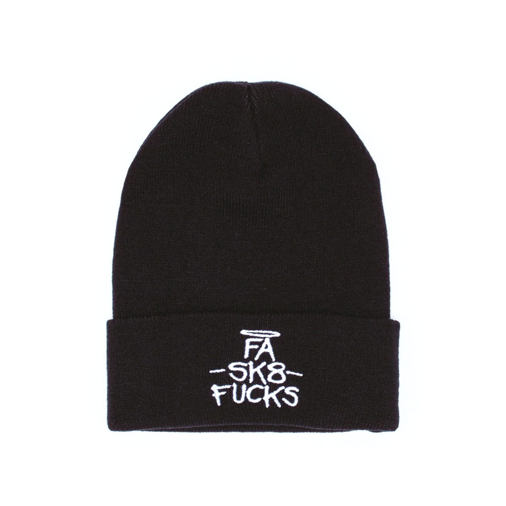 FA SK8 FUCKS CUFF BEANIE BLACK