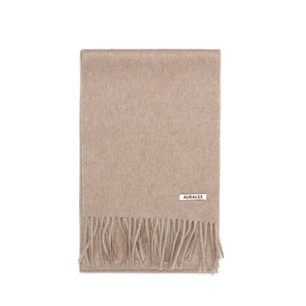 BABY CASHMERE LONG STOLE NATURAL BROWN