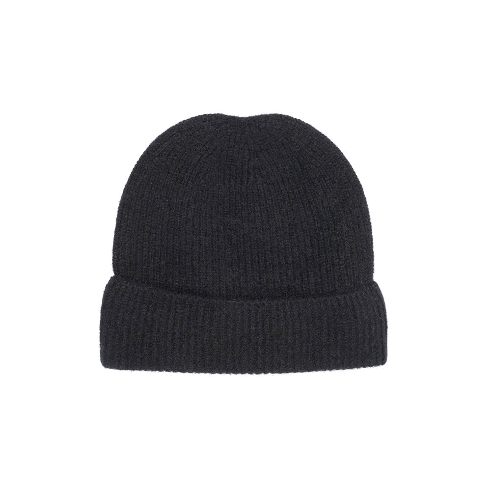 BABY CASHMERE KNIT CAP TOP BLACK