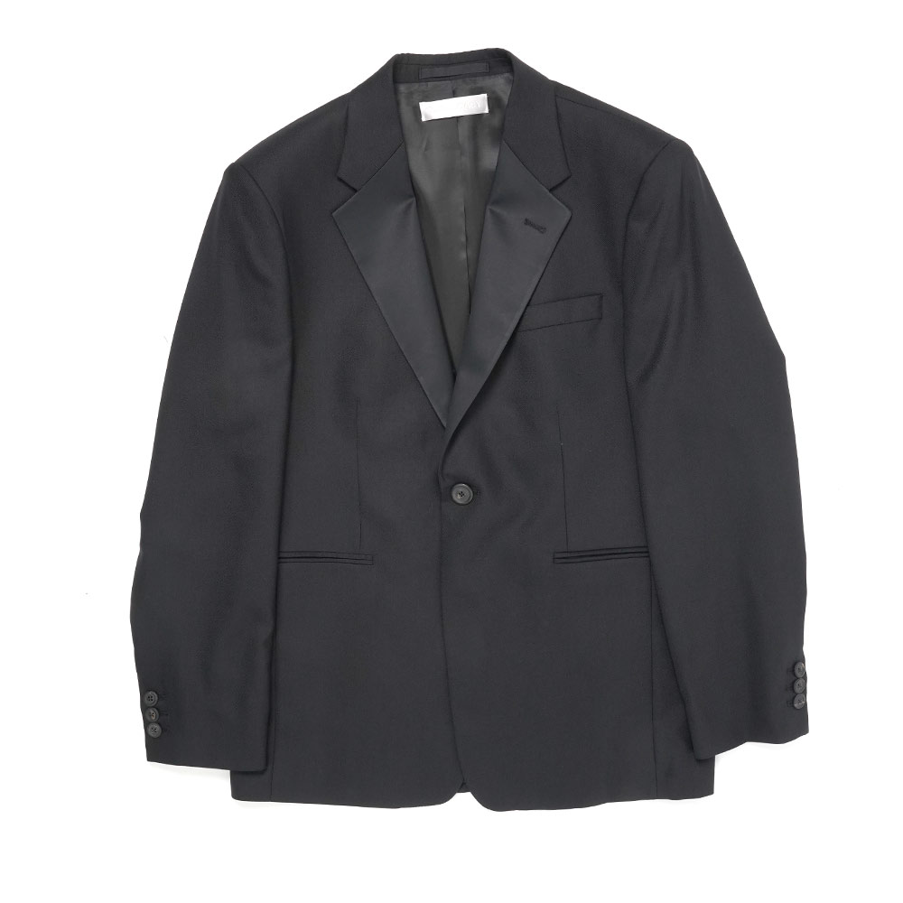 SHINJUKU TUX BLAZER BLACK PANAMA WOOL