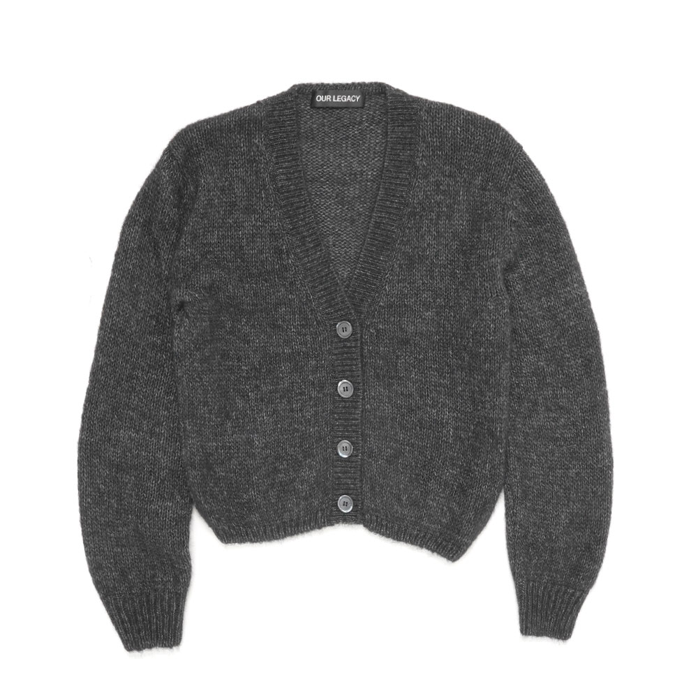 ACADEMY CARDIGAN PEPE NERO AIRY ALPACA