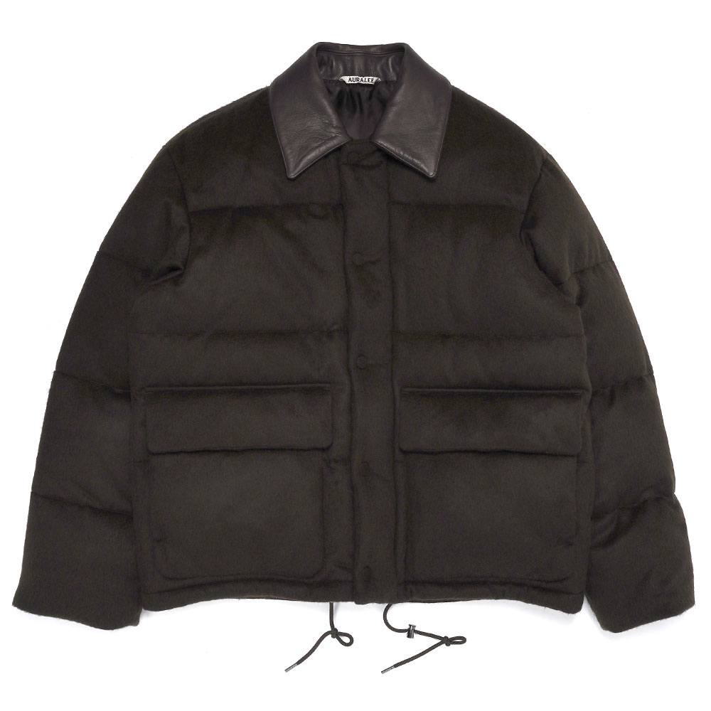 BABY CAMEL FLANNEL DOWN BLOUSON DARK BROWN A25AB02BF