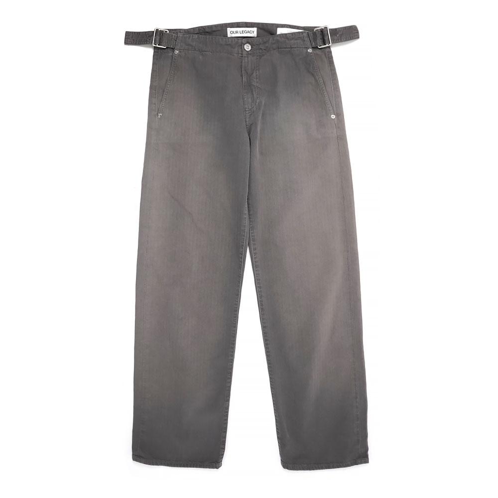 TRUCKER TROUSERS FRENCH SUN FADED HERRINGBONE