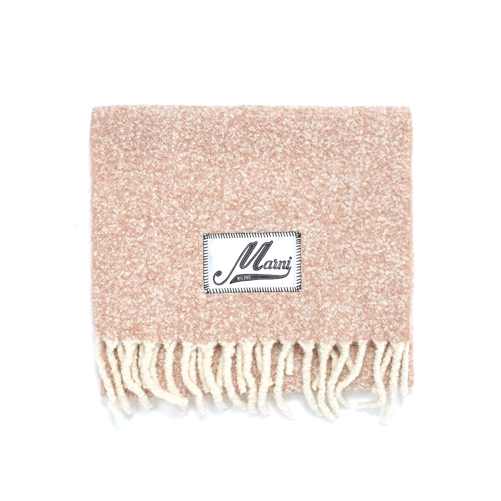 BOUCLE ALAPACA MUFFLER BEIGE