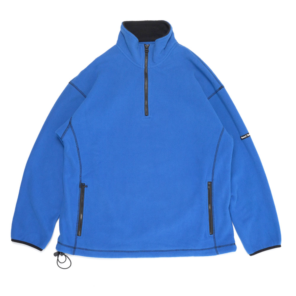 FLEECE HALF-ZIP BLUE