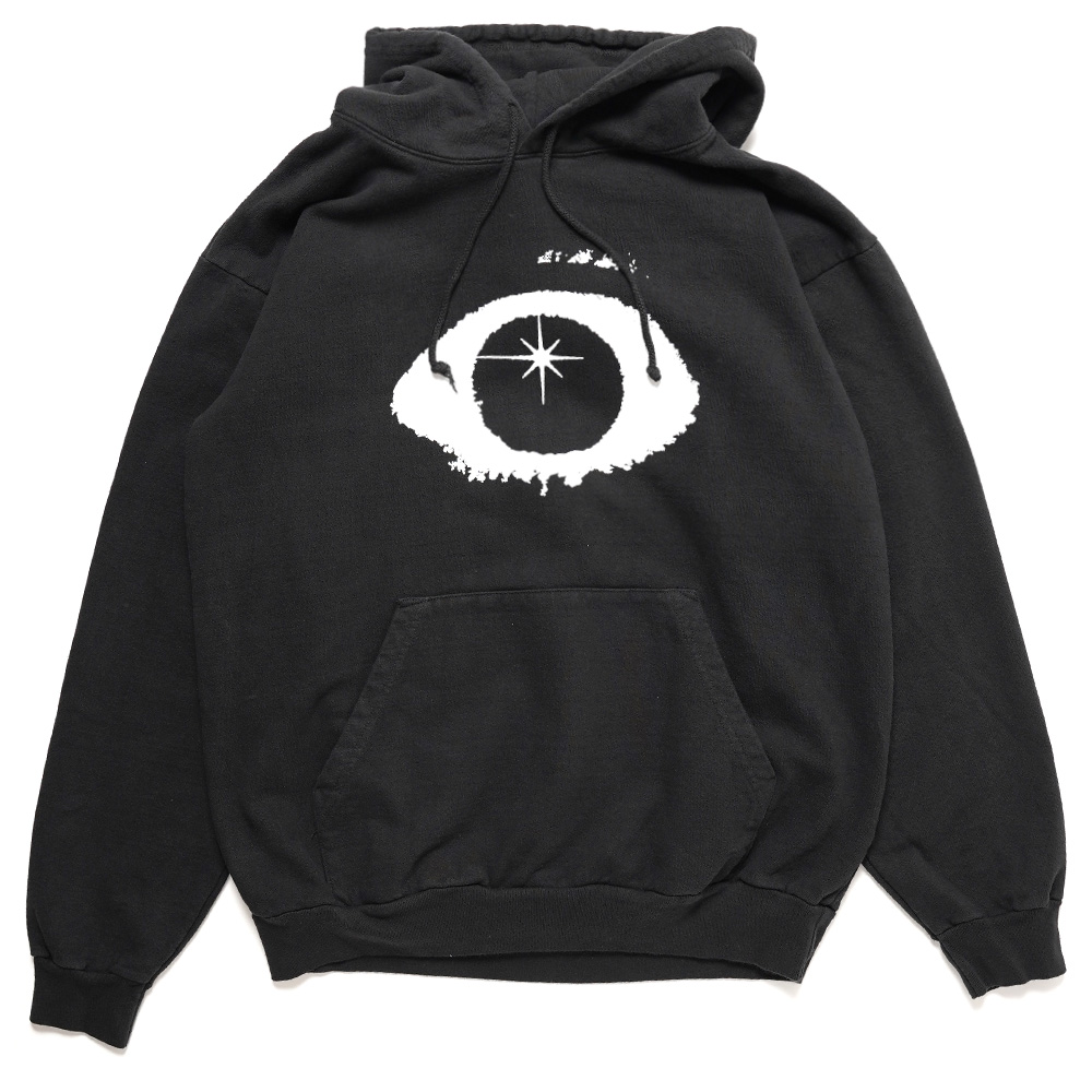 LUCKY ME COLLAB HOODIE RECYCLED BLACK&WHITE